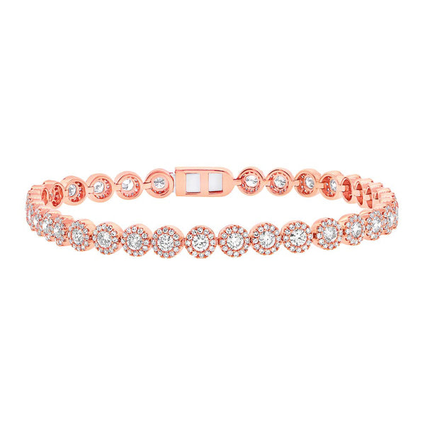 Tennis Bracelet all diamonds in white gold.